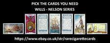 WILLS - NELSON SERIES - PICK THE CARDS YOU NEED