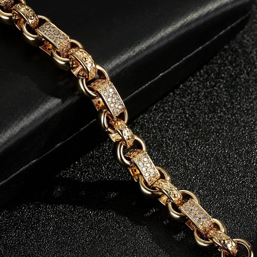 Unisex 9ct gold gypsy - 9ct, belcher