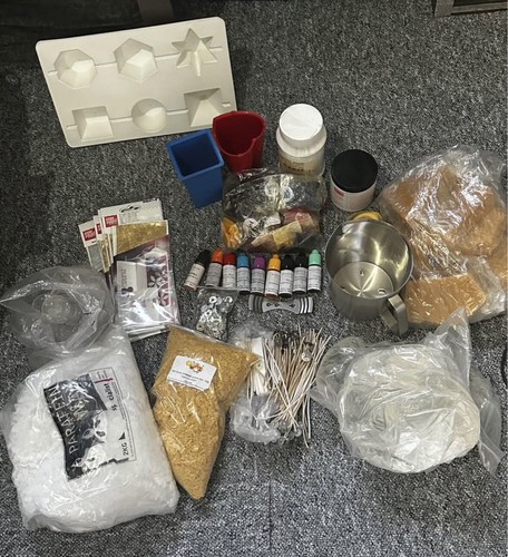 Candle making job lot - making, wax