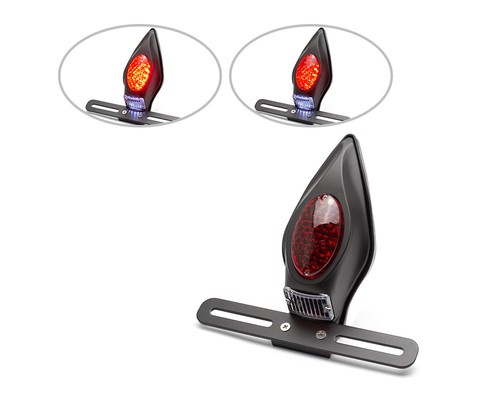 Motorbike tombstone led stop - tombstone,
