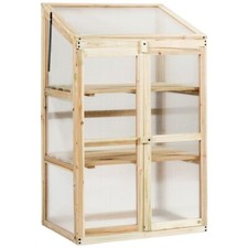 COSTWAY Mini Wooden Cold Frame