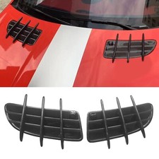 Real Carbon Fiber Hood Scoops
