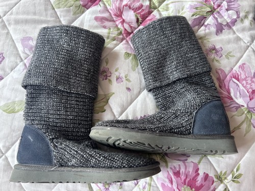 Ugg blue grey classic cardy - blue/grey,