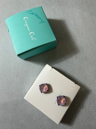 Oragami pink stone earrings - oragami,