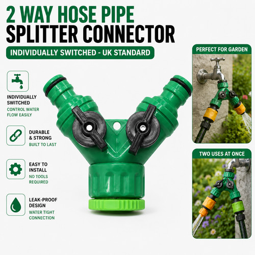 Hose pipe splitter connector - hose,