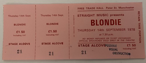 Blondie 78 manchester - blondie, 9-14-78