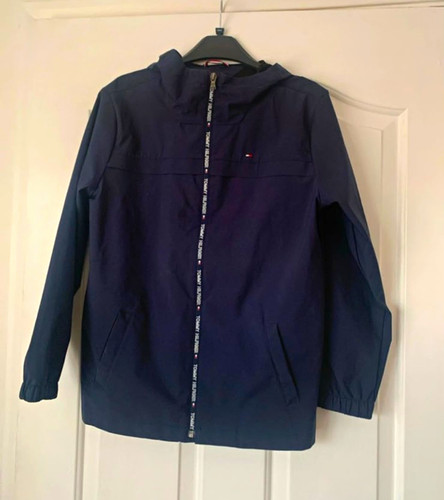 Tommy hilfiger navy hooded zip - hilfiger,