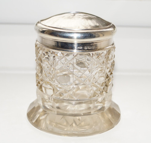 Antique hobnail faceted vanity - antique,