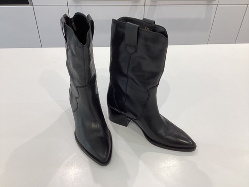 John lewis black leather - john,