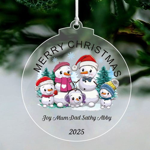Personalised christmas bauble - christmas,