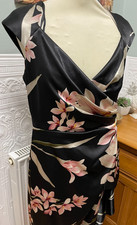 DEBENHAMS DEBUT BLACK FLORAL