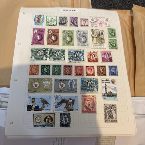 500 pages stamps over - 500+, of