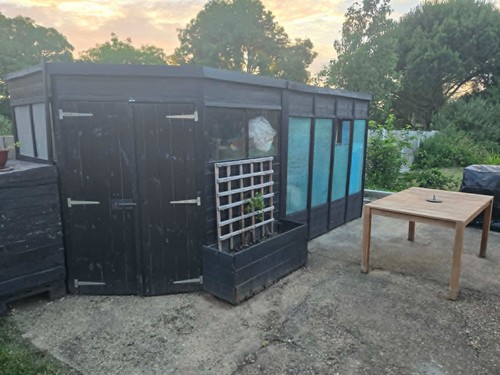 Used large shed and - large,