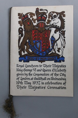 Royal luncheon menu - royal,
