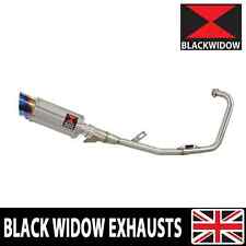 YBR 125 Custom 2005 - 2017 Full Exhaust System 200mm Round Silencer SL20R