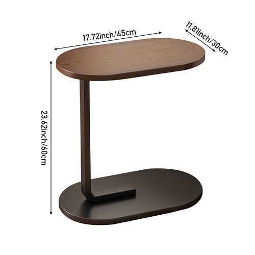 Shaped end table - end, side