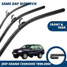 Front/Rear Windscreen 21" 21" 11" Wiper Blades for Jeep Grand Cherokee 99-04
