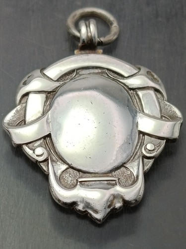 Antique sterling silver fob - antique,