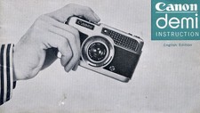 Canon demi  Instruction Manual