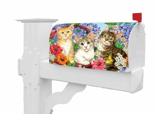 Garden kittie mailbox - mailbox, makeover