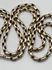 Fine 9ct Yellow Gold Oval Belcher Chain