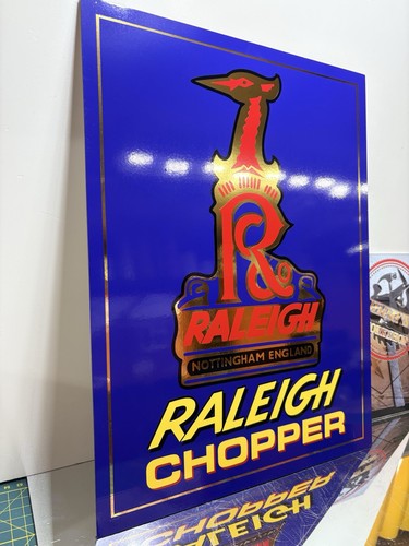Raleigh chopper sign board - chopper,