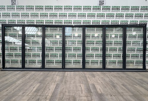 Grey aluminium bifolding - grey,