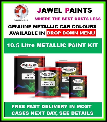 Vauxhall paint litre kit - vauxhall, 10.5