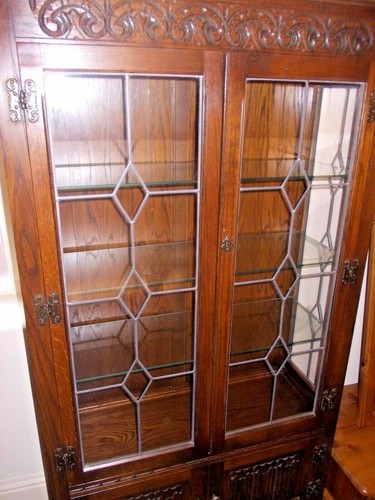 Old charm display cabinet - old,