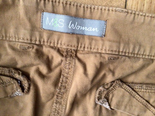 Ladies cotton chinos - size, 14