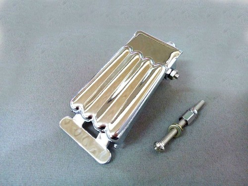 Chorm plated banjo tailpiece - plated,