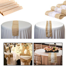 Jute Burlap Table Runners Rustic Decoration Wedding Party Table Runner UK SELLER