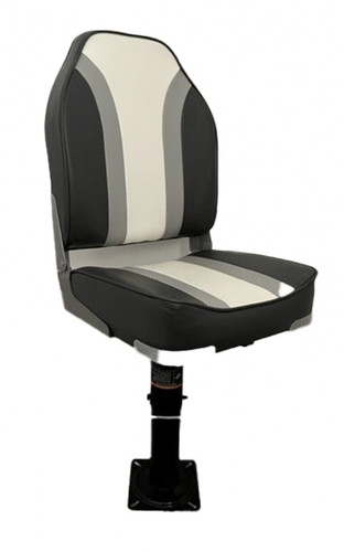 Charcoal folding boat - charcoal, seat