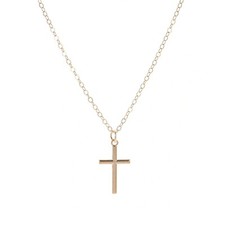 Silver gold metal - silver, cross