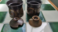 Denby Arabesque Lidded Pots X2