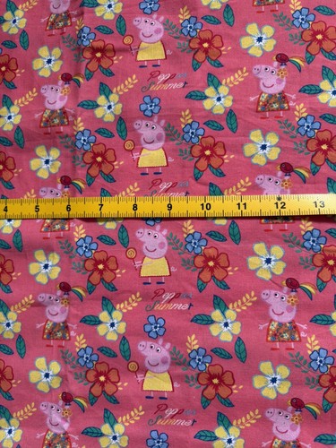 Peppa pig remnant 100 cotton - peppa,
