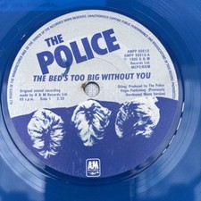 Police - Beds Too Big Without You 7” Blue Vinyl
