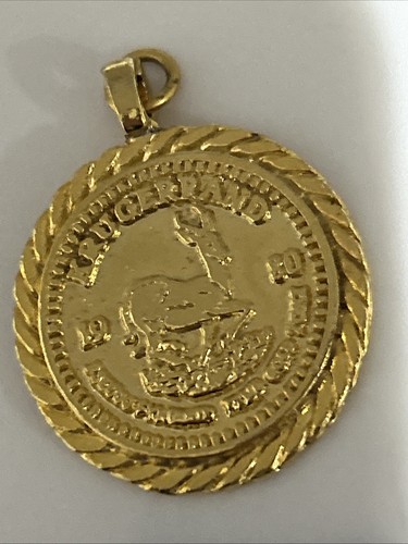 Krugerrand 1980 coin round - krugerrand,