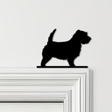 Door Topper Norfolk Terrier Dog Various Colours Top Of Door Frame Decor Sign