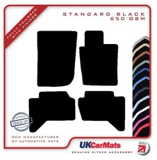 Fits Mitsubishi L200 4Life 4Work 2006-2015 Hitech Black Tailored Car Mats