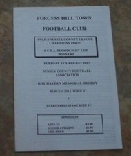 1997-98 Burgess Hill Town v