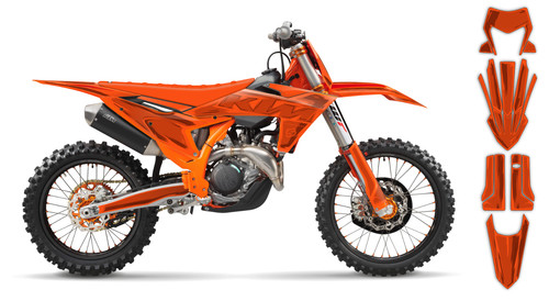 Graphics kit ktm exc - graphics, exc-f