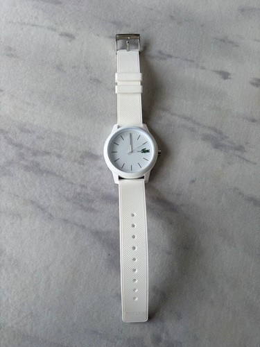 Lacoste white silicone - silicone, watch