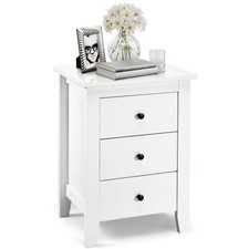 3 Drawer Bedside Cabinet MDF