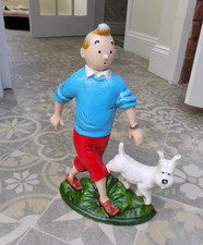 Large heavy cast iron - large, tintin