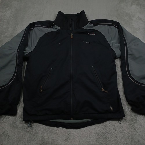 Swix jacket mens large black - swix,