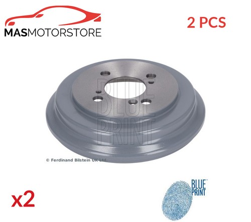 Brake drum pair set rear - set, blue