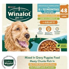 48 x 100g Winalot Wet Puppies