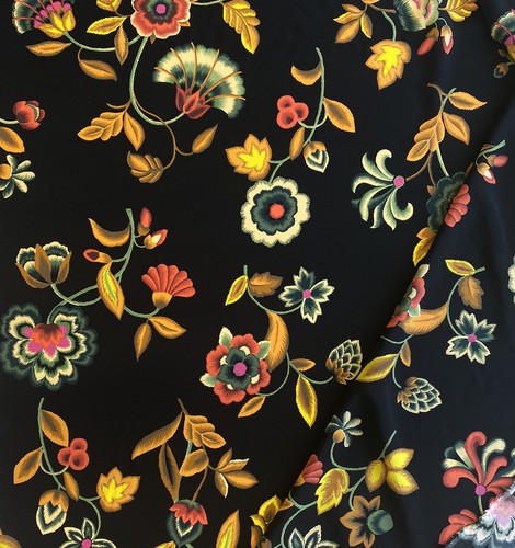100 pure silk print fabric - silk,