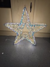 Home Reflections Iridescent Pre-Lit Wire Shapes with 8 Light Functions